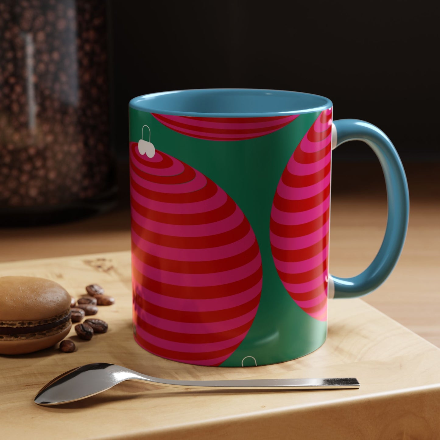 Taza de café navideña moderna (11, 15 oz)