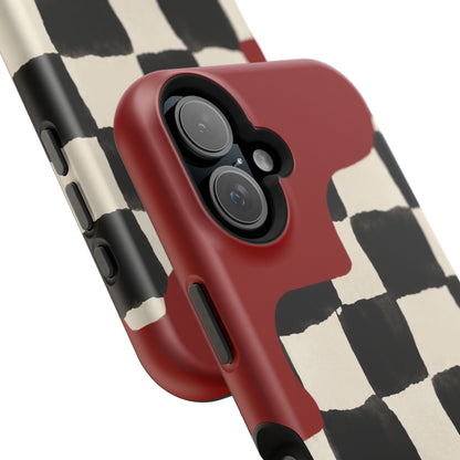 Checkerboard Red