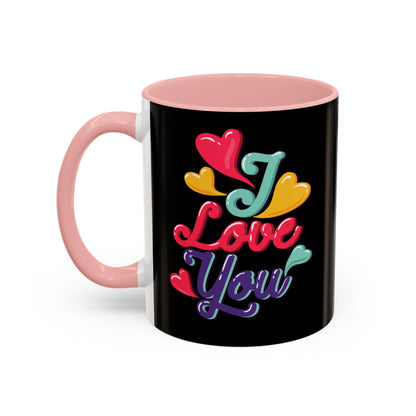 Taza de café con la frase "Te amo" (11, 15 oz)