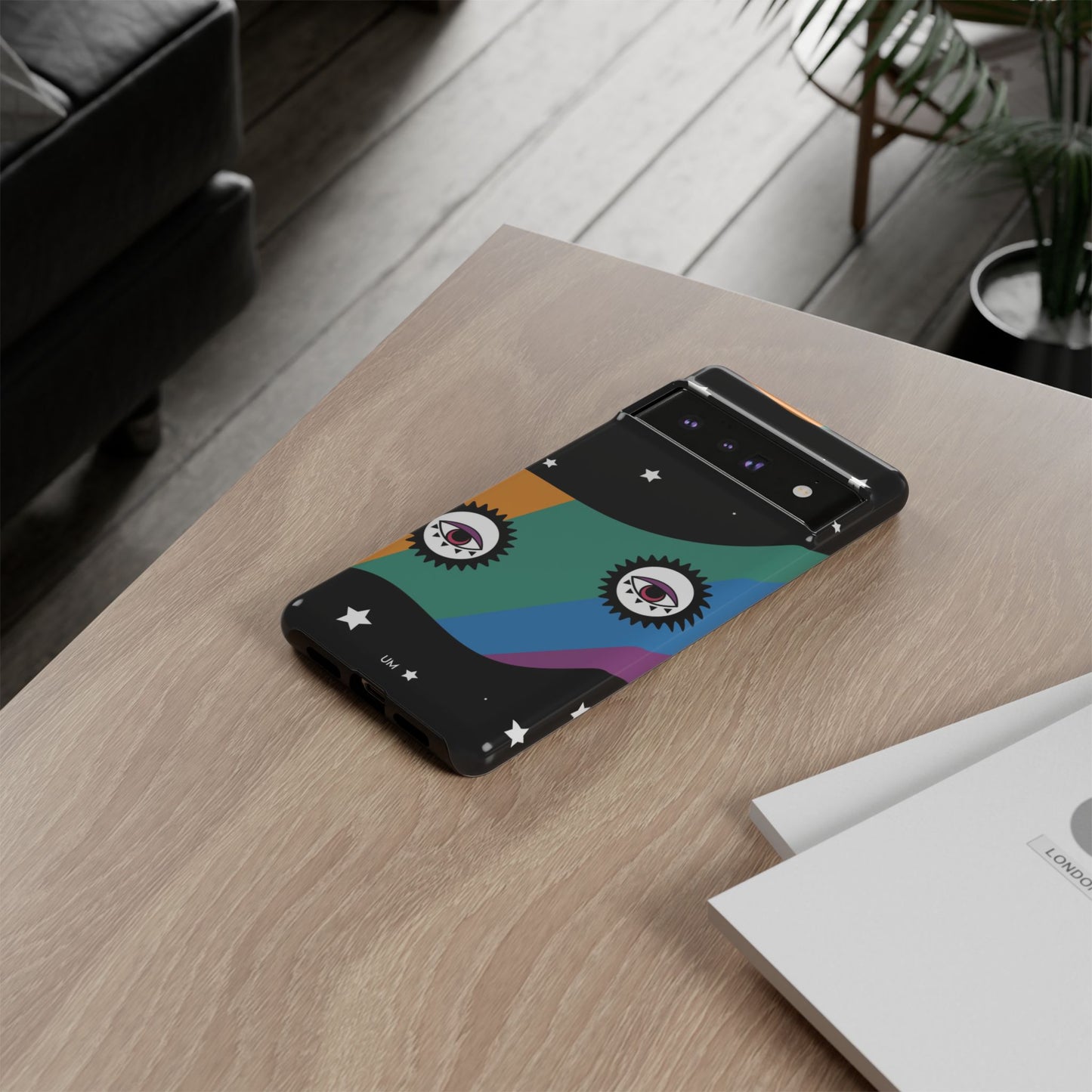 Estuche resistente Arcoiris Eye