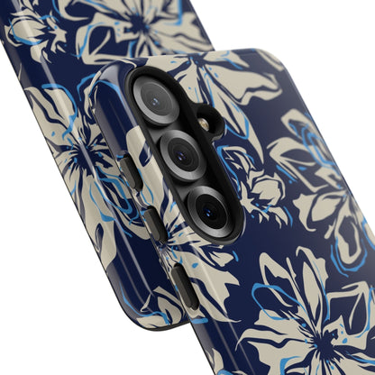 Blue Flor Tough Case