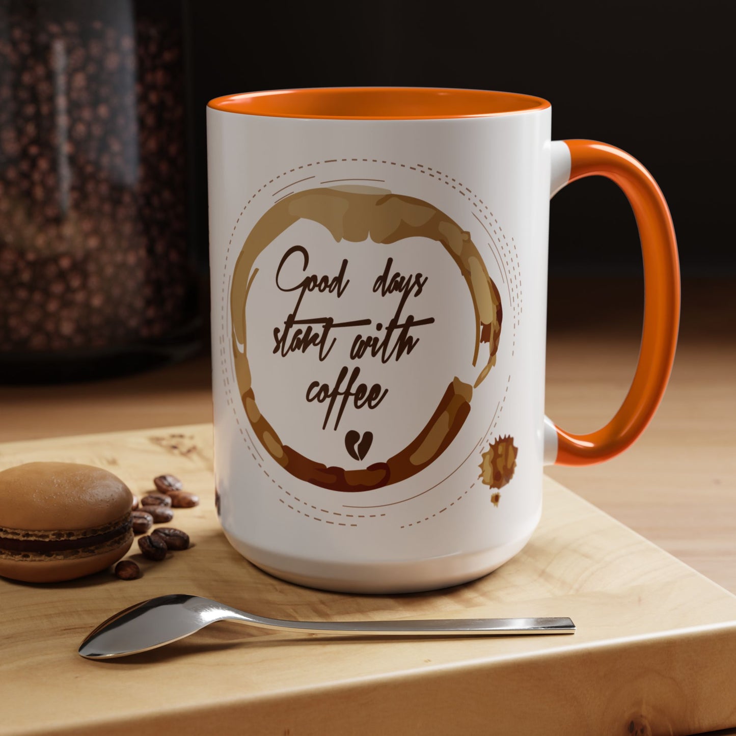 Comienza tu día con una taza de café (11, 15 oz)