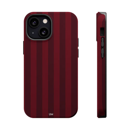 Bordeaux Pinstripe