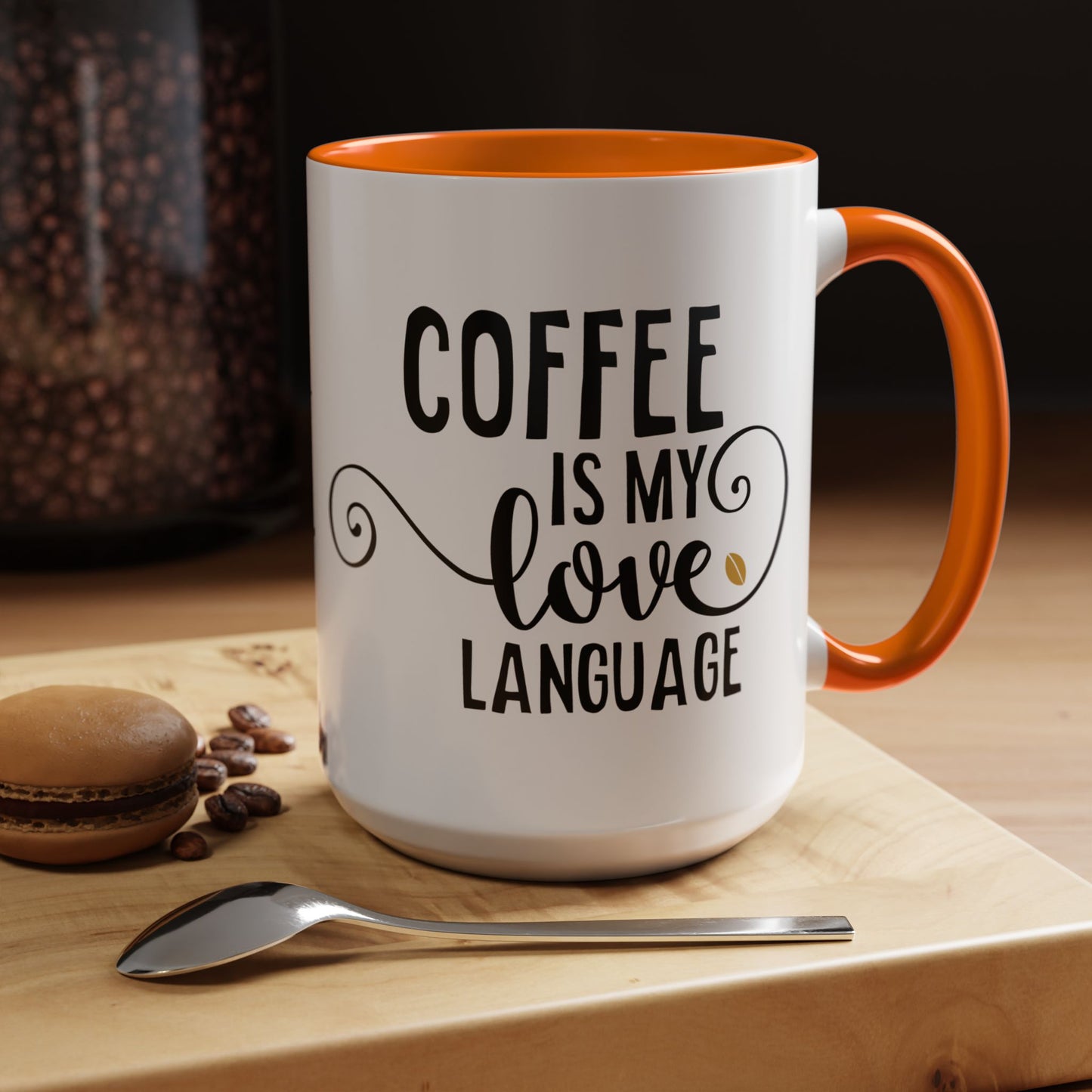 Taza Mi amor por el café (11, 15 oz)