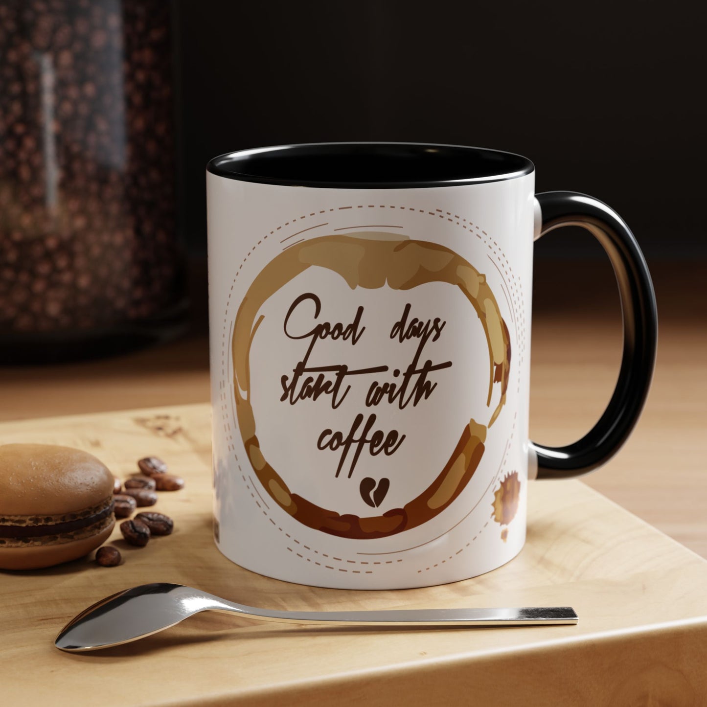 Comienza tu día con una taza de café (11, 15 oz)