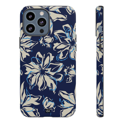 Blue Flor Tough Case