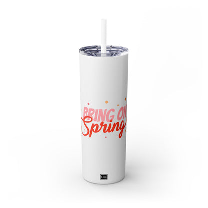 Vaso Spring con pajita, 20 oz