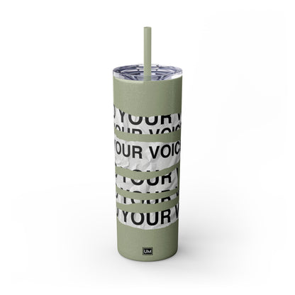 Vaso con pajita Find Your Voice, 20 oz