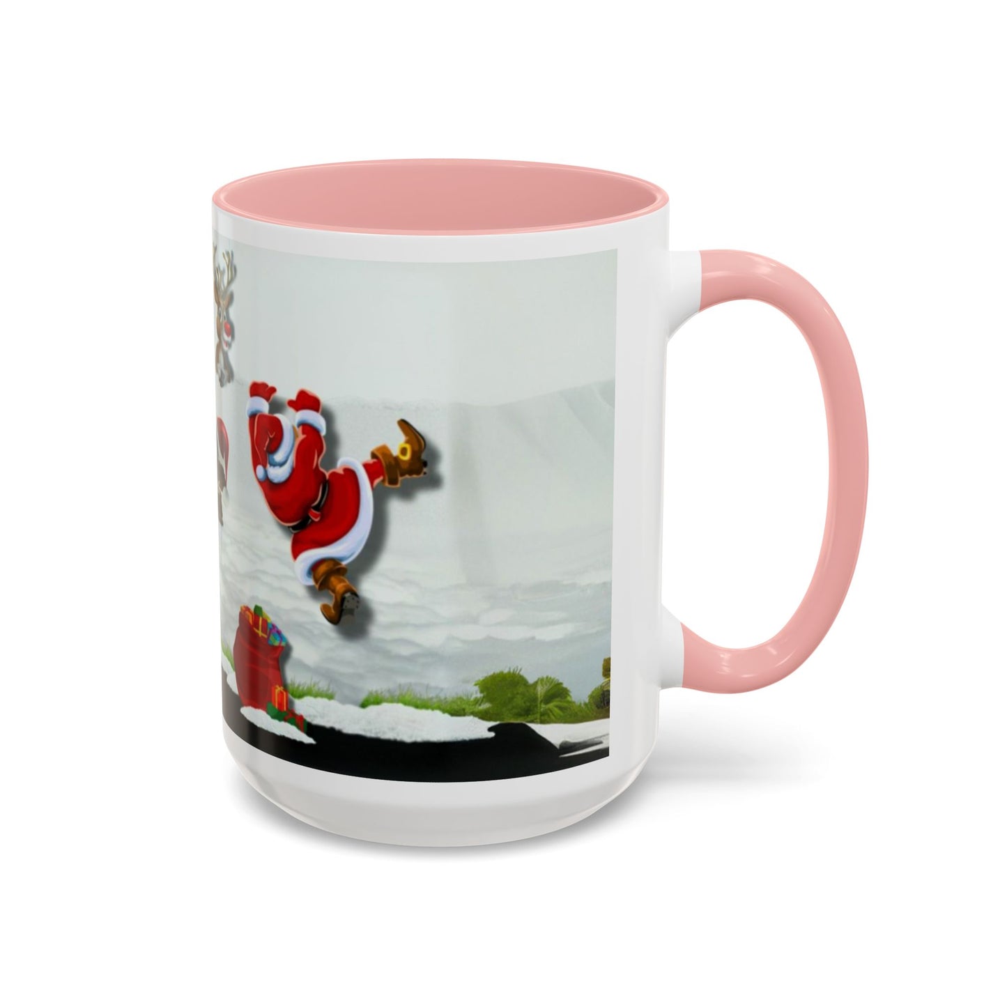 Taza de café navideña de Papá Noel (11, 15 oz)