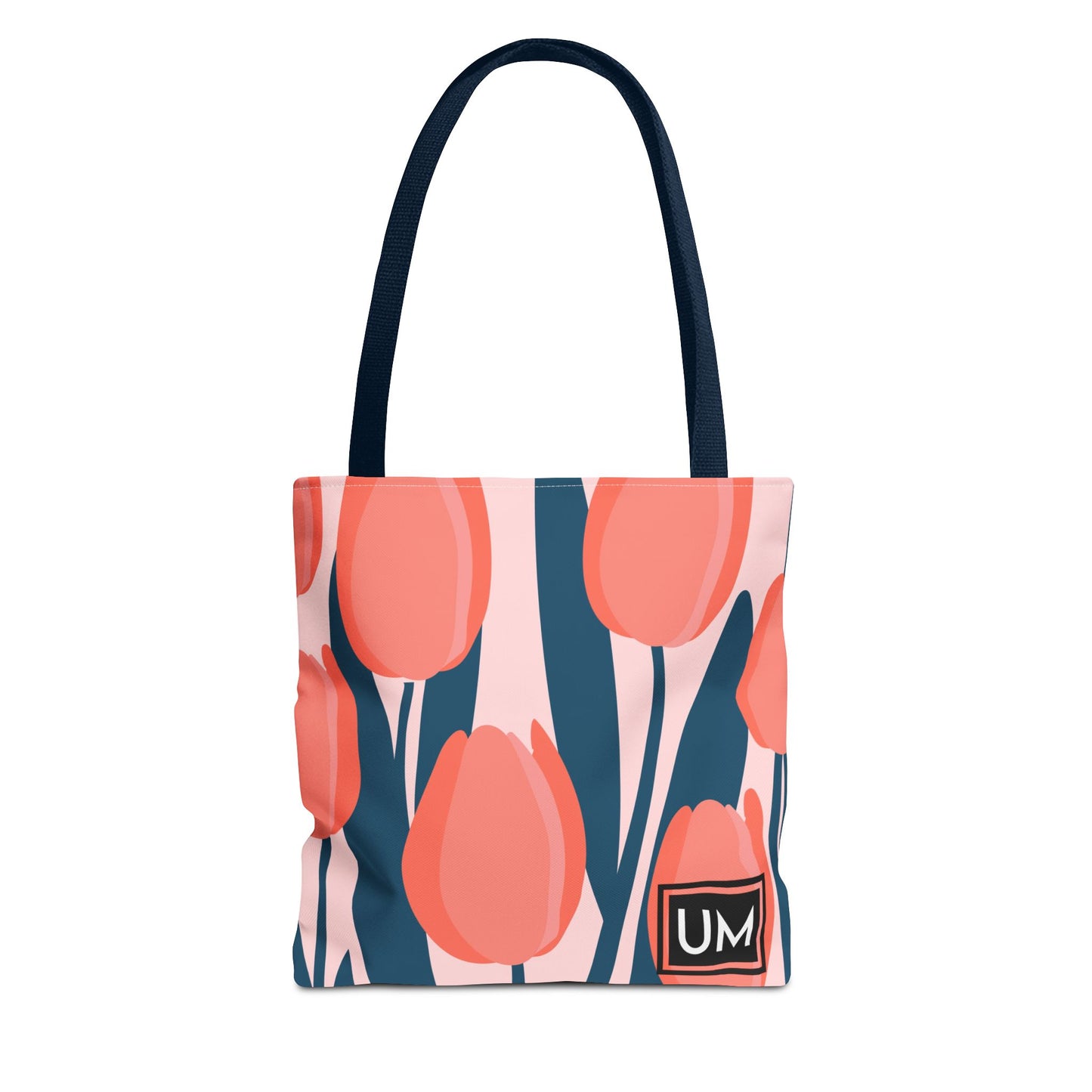 Bolso de mano con estampados florales llamativos (AOP)