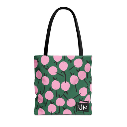 Bolso de mano con estampados florales llamativos (AOP)