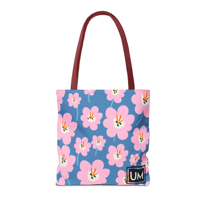 Bolso de mano con estampados florales llamativos (AOP)