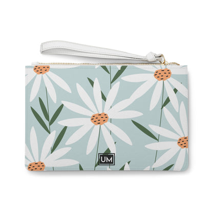 Bolso de mano con estampado floral llamativo