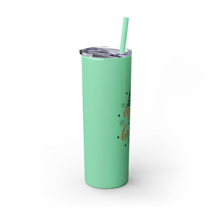 Vaso brillante con pajita, 20 oz