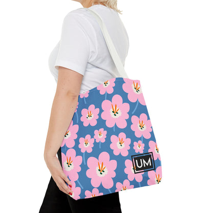 Bolso de mano con estampados florales llamativos (AOP)