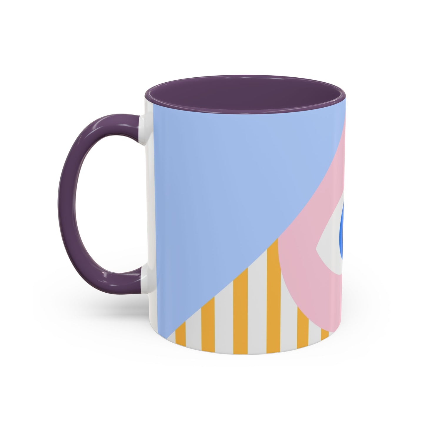 Taza de café con diseño de mal de ojo (11 oz y 15 oz)