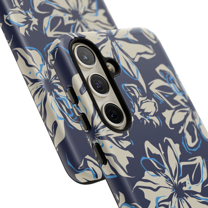 Blue Flor Tough Case