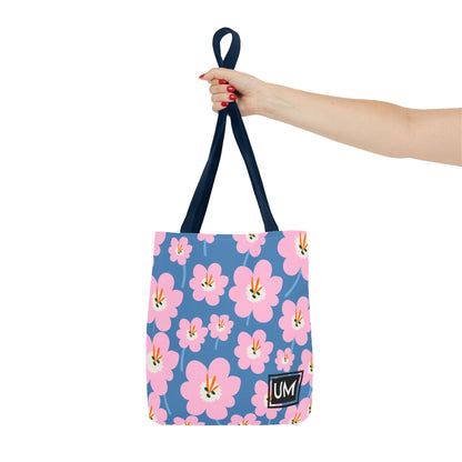 Bolso de mano con estampados florales llamativos (AOP)