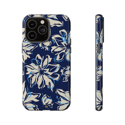 Blue Flor Tough Case