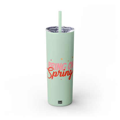 Vaso Spring con pajita, 20 oz