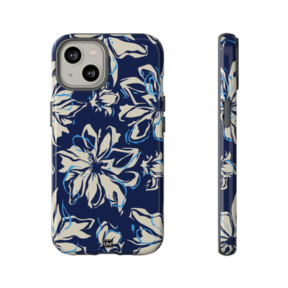 Blue Flor Tough Case