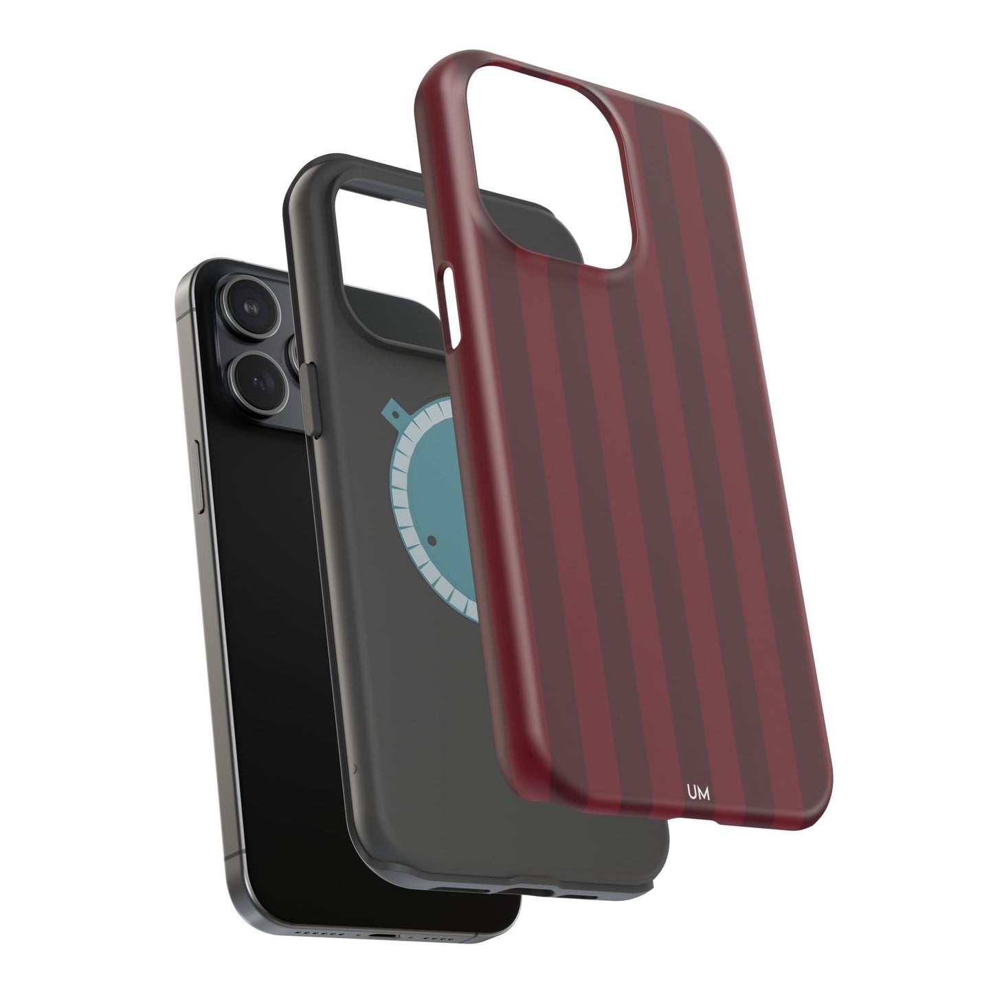 Bordeaux Pinstripe