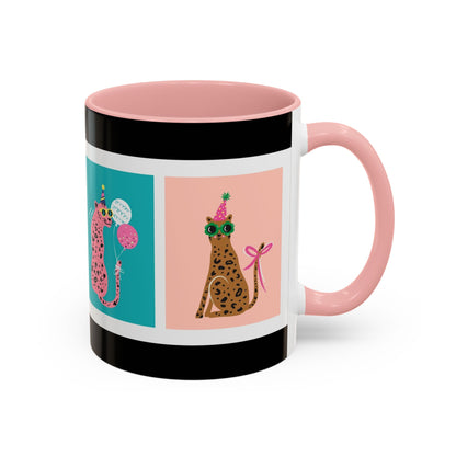 Taza de café con estampado animal (11, 15 oz)