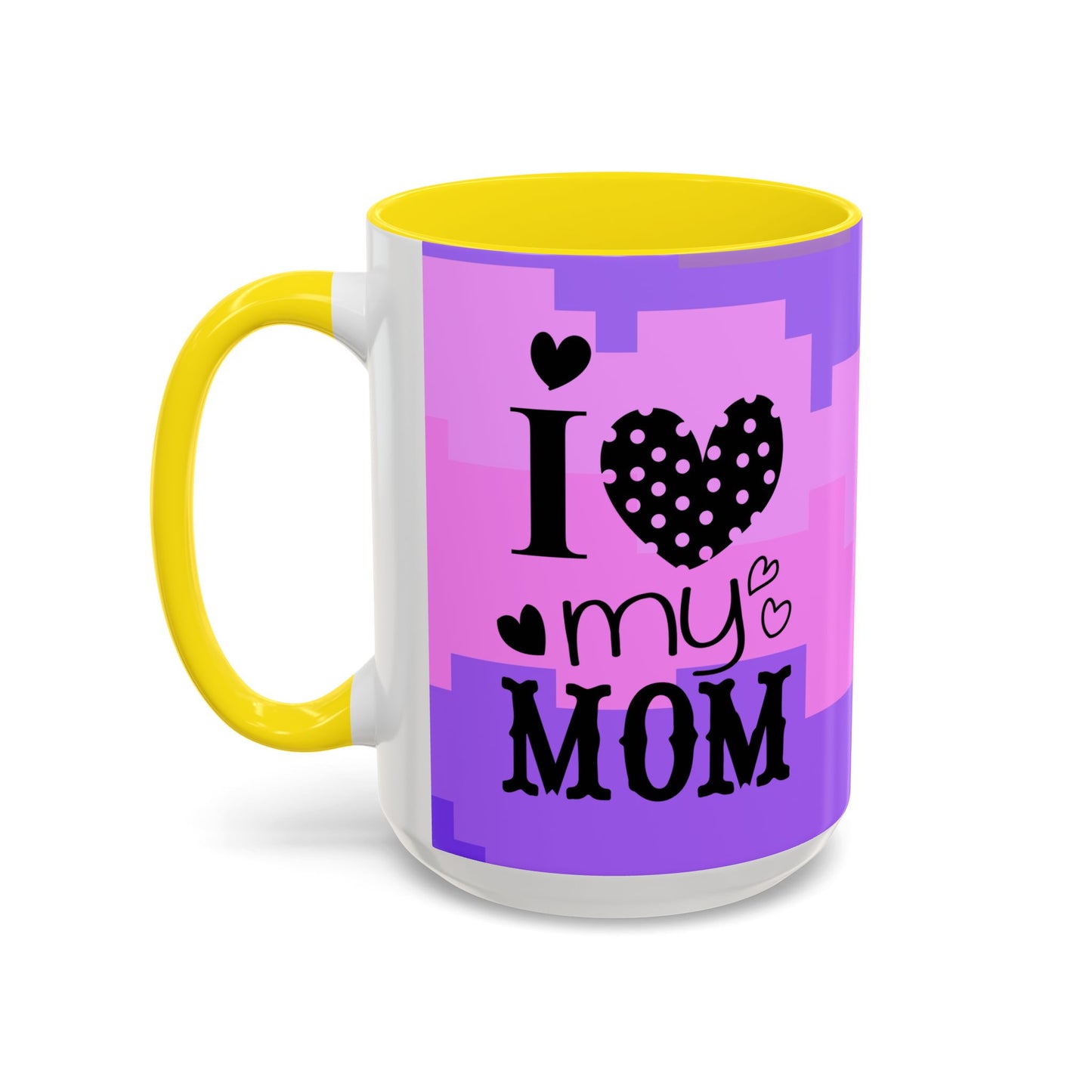 Taza de café con la frase "Te amo mamá" (11, 15 oz)