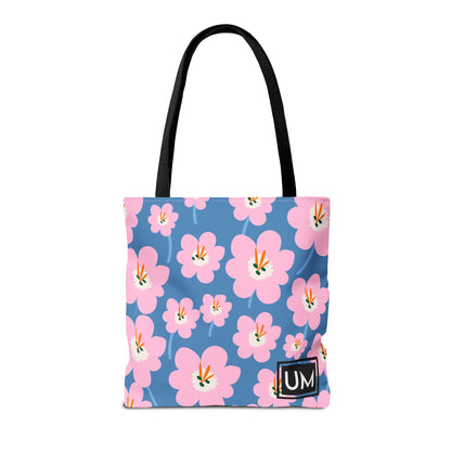 Bolso de mano con estampados florales llamativos (AOP)