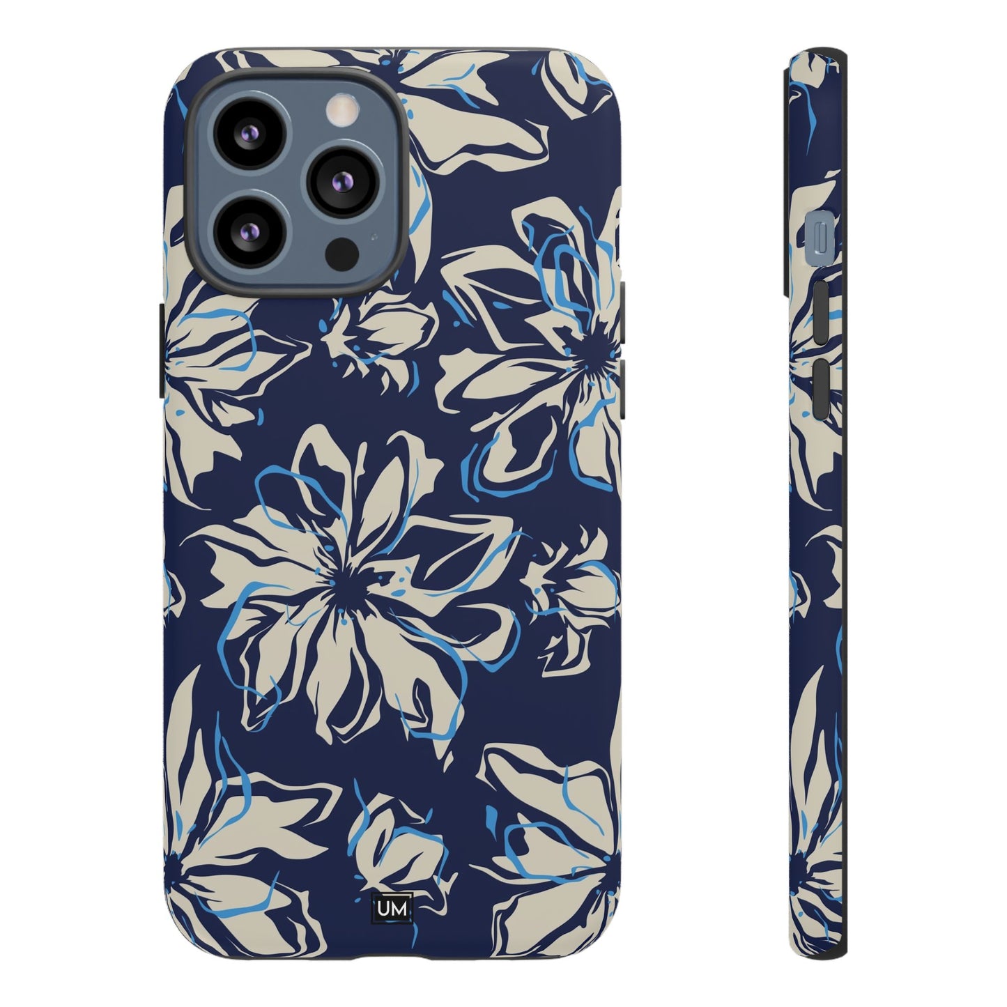 Blue Flor Tough Case