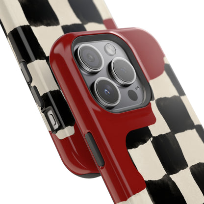 Checkerboard Red