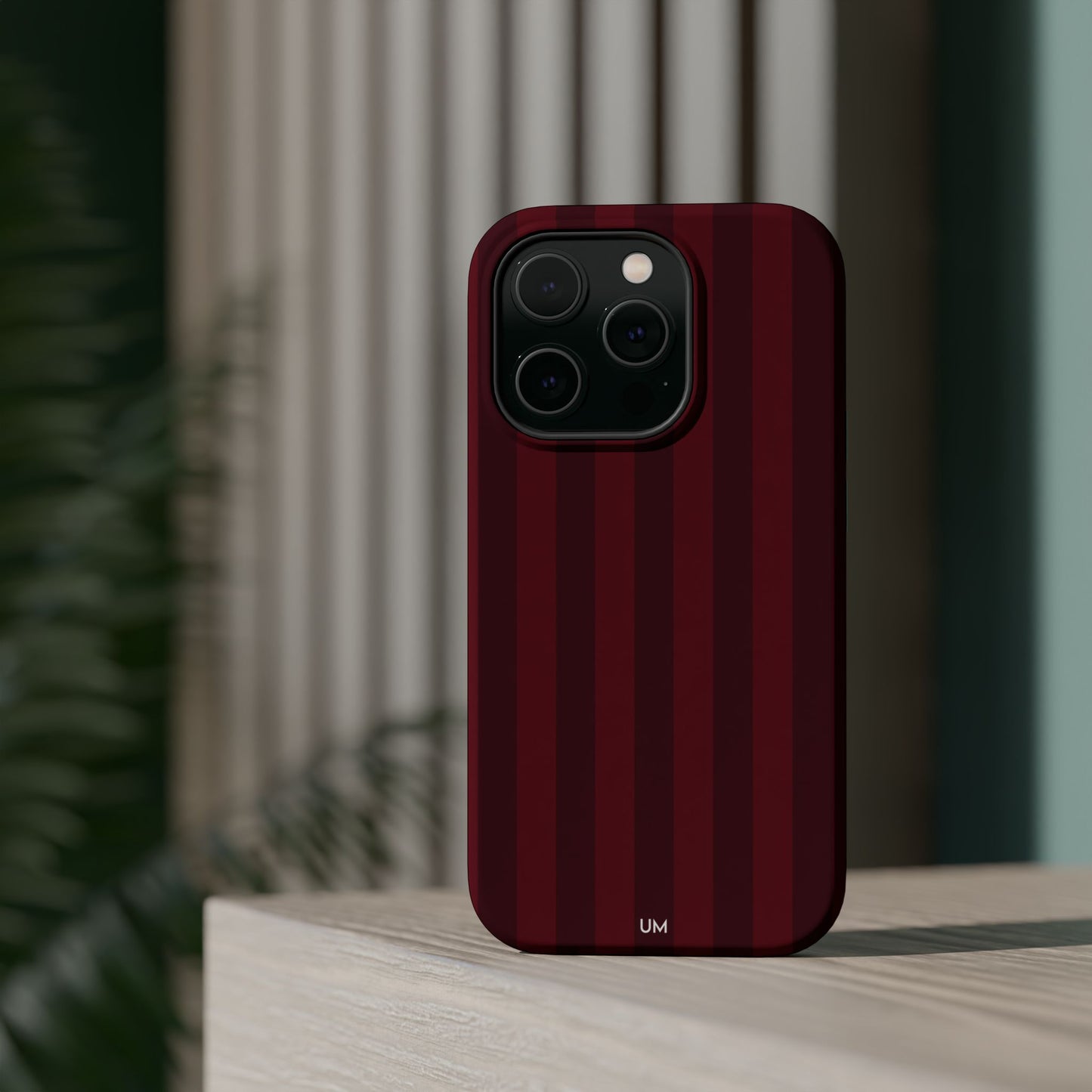 Bordeaux Pinstripe