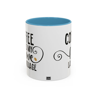 Taza Mi amor por el café (11, 15 oz)