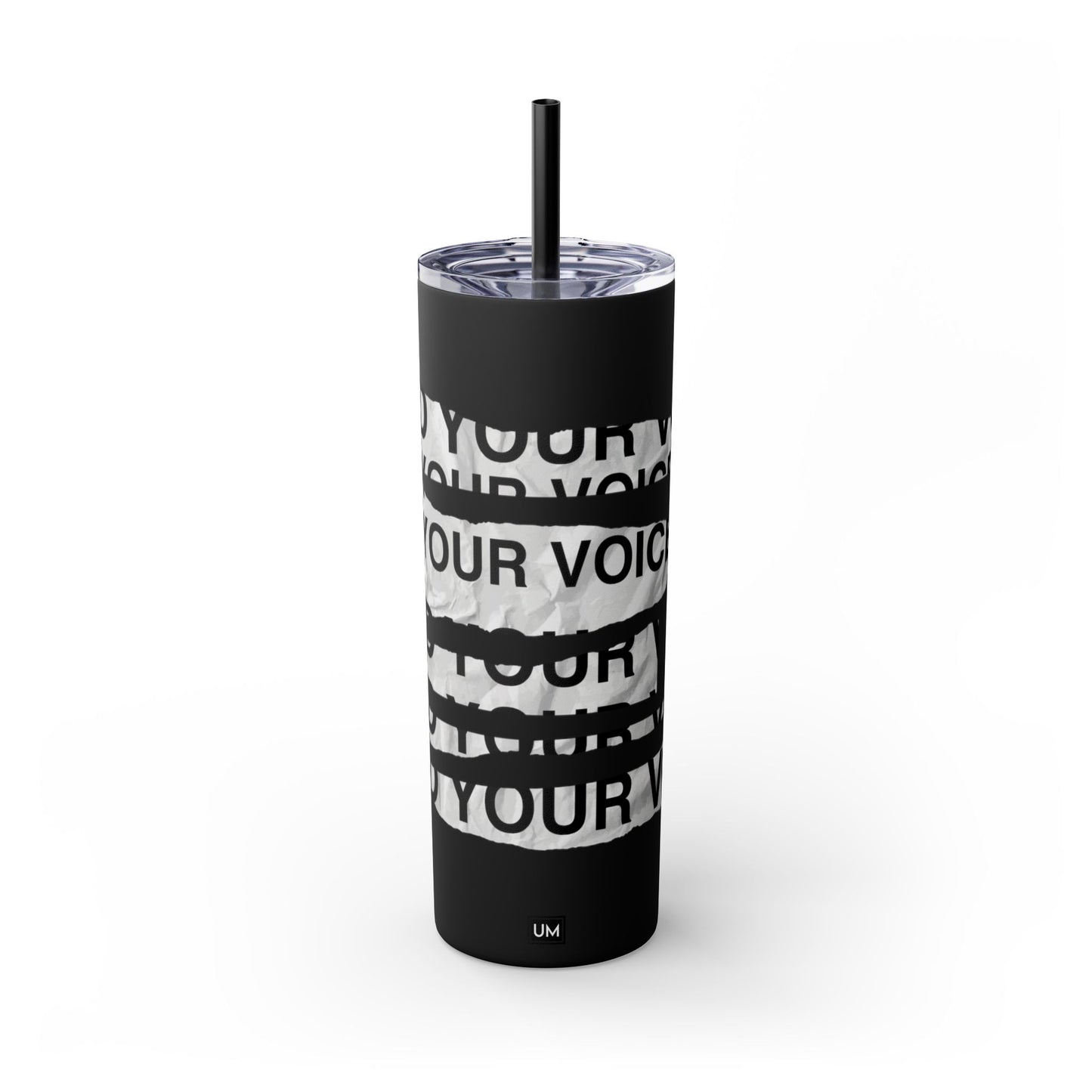 Vaso con pajita Find Your Voice, 20 oz