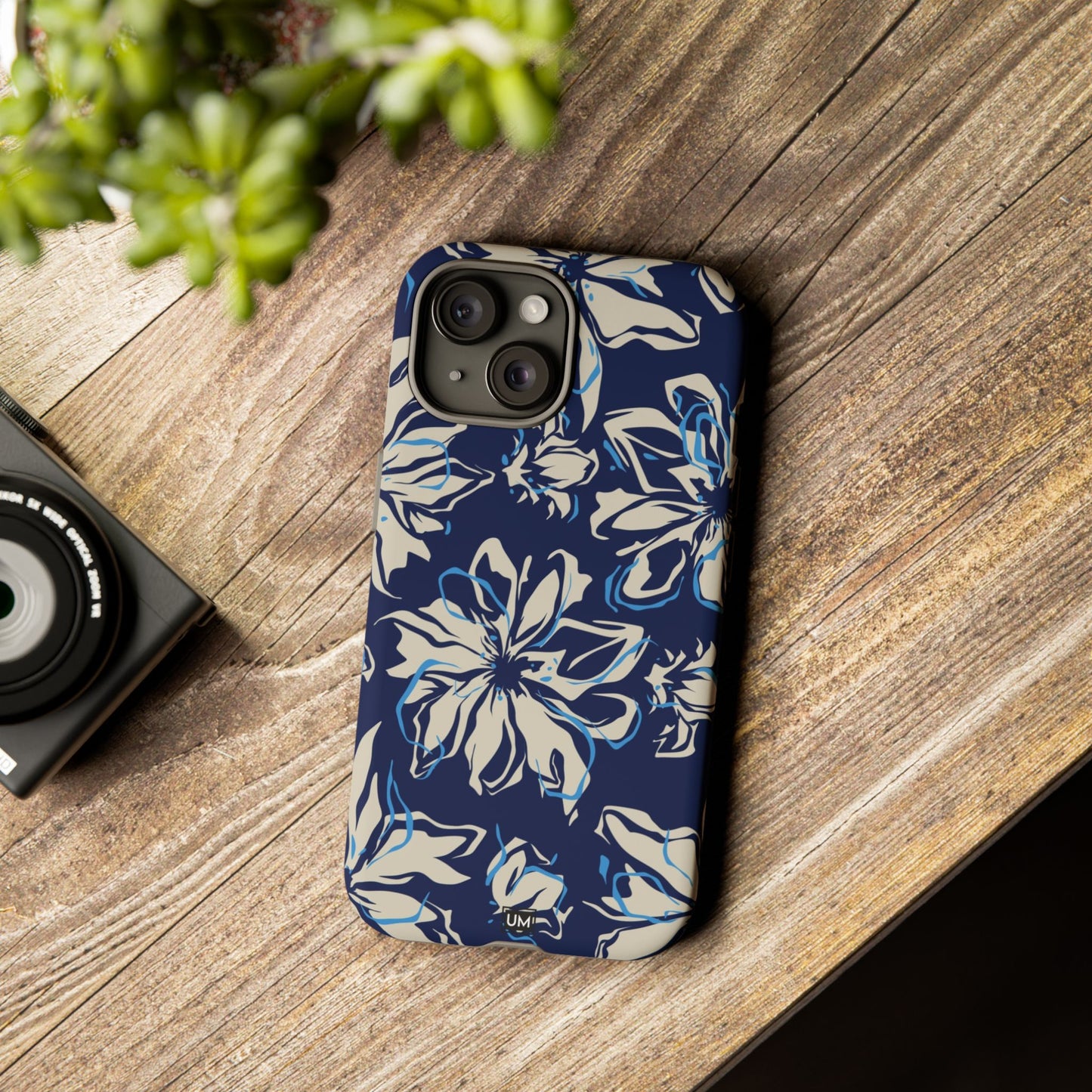 Blue Flor Tough Case