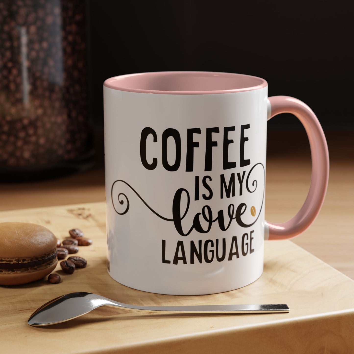 Taza Mi amor por el café (11, 15 oz)