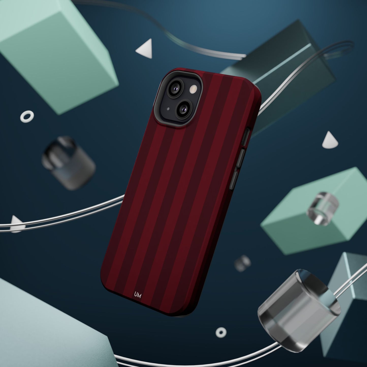Bordeaux Pinstripe
