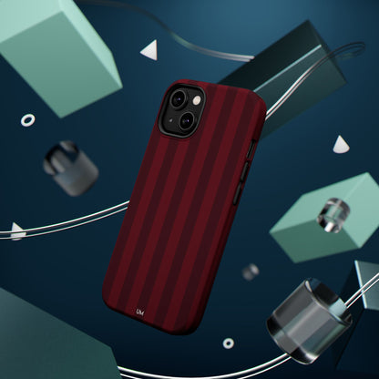 Bordeaux Pinstripe