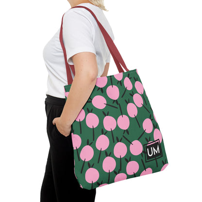 Bolso de mano con estampados florales llamativos (AOP)