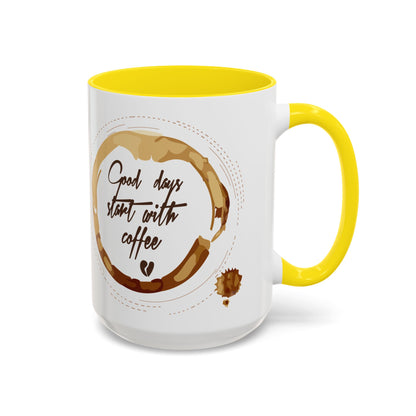 Comienza tu día con una taza de café (11, 15 oz)