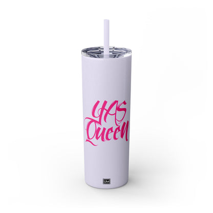 Queen Tumbler with Straw, 20oz