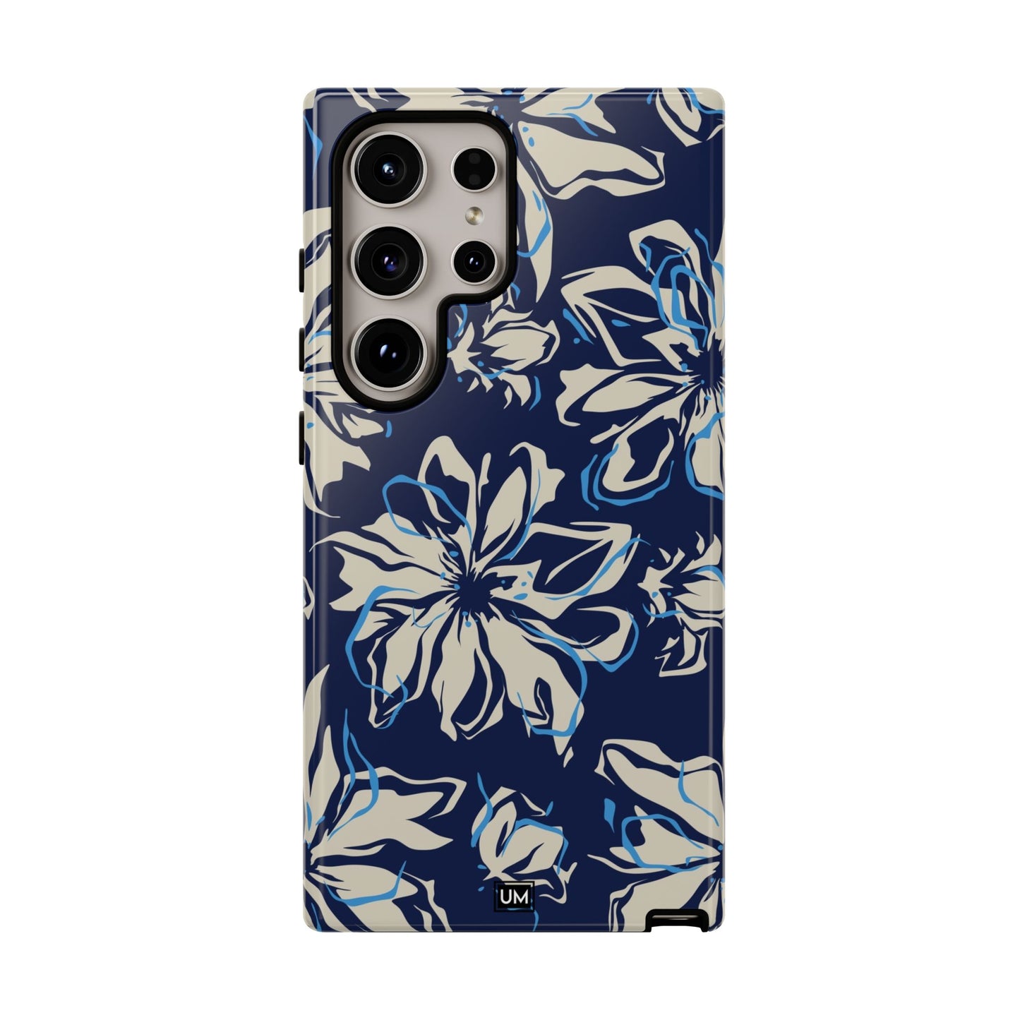 Blue Flor Tough Case