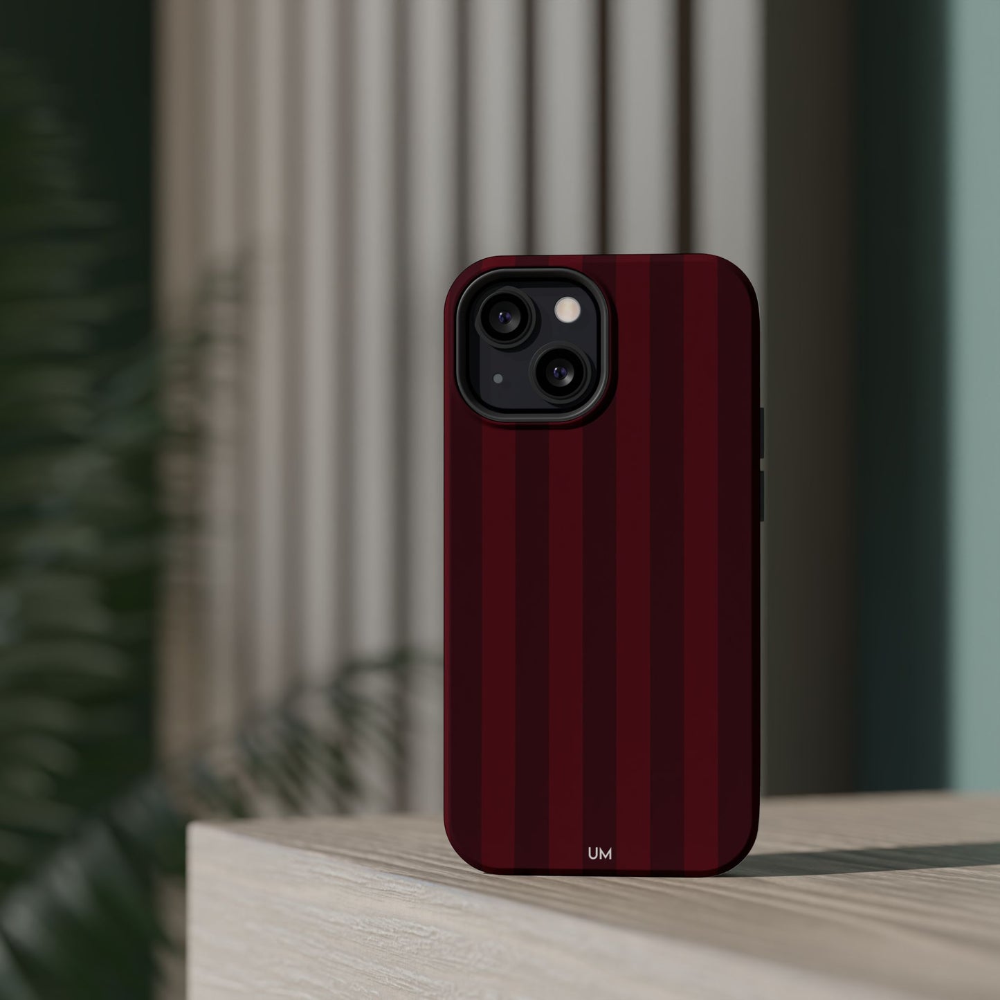 Bordeaux Pinstripe