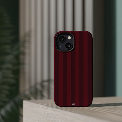 Bordeaux Pinstripe