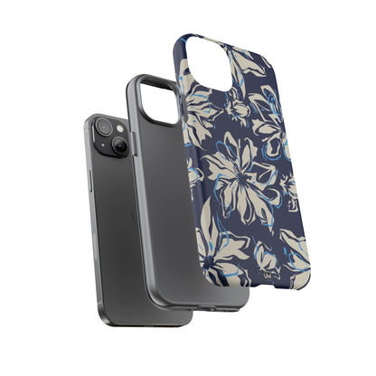 Blue Flor Tough Case