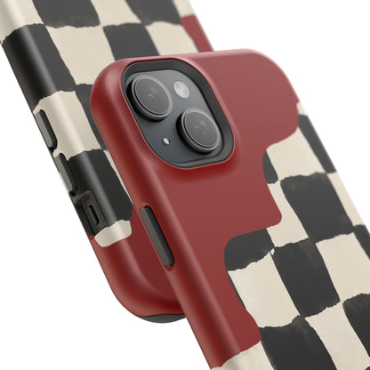 Checkerboard Red