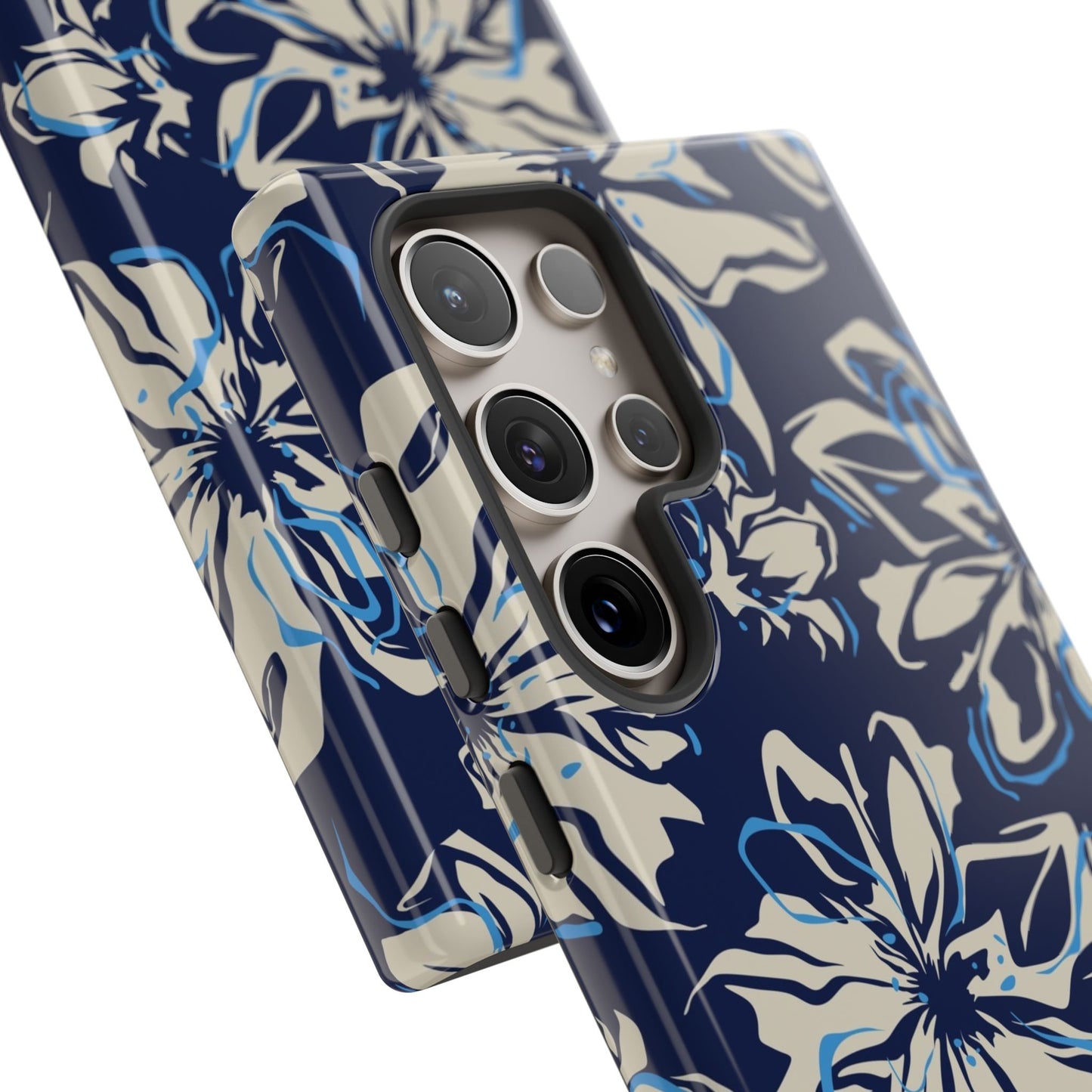 Blue Flor Tough Case