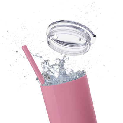 Plain Tumbler with Straw, 20oz