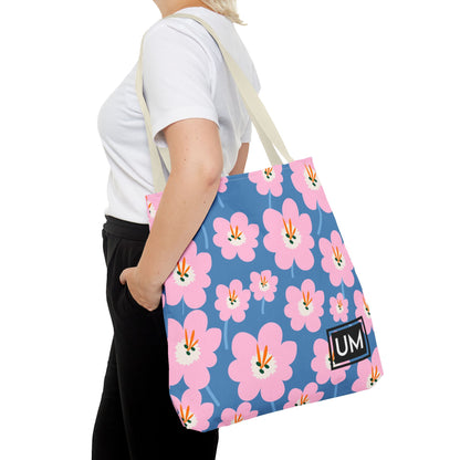 Bolso de mano con estampados florales llamativos (AOP)