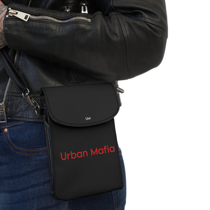 UM Black Red Small Cell Phone Wallet